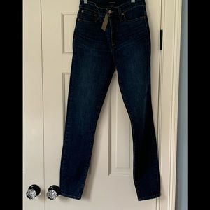 NWT J Crew tall Curvy toothpick jean in Dryden wash size 27T